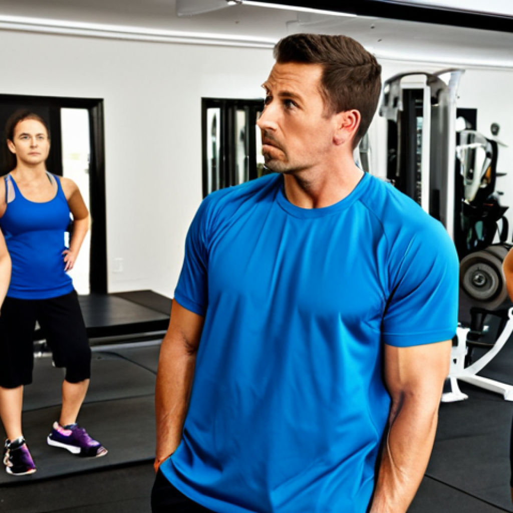 스포츠 트레이너가 알아야 할 응급처치 지식 - Recognizing Warning Signs**

"A concerned fitness instructor, fully clothed in athletic wear, observ...