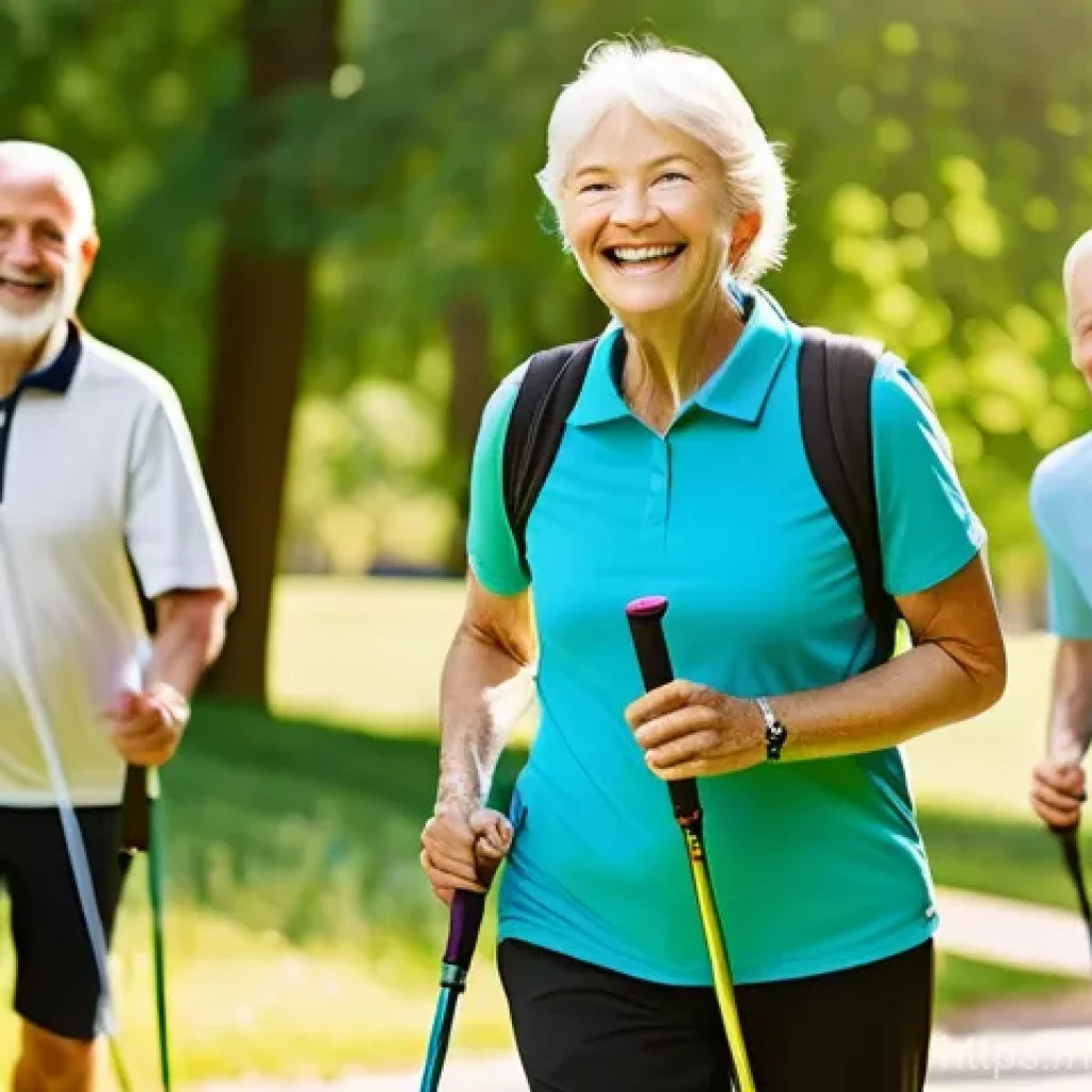 스포츠 트레이너가 주도하는 지역사회 활동 - **Prompt:** A vibrant community sports class in a sunny European park. A diverse group of people, ra...